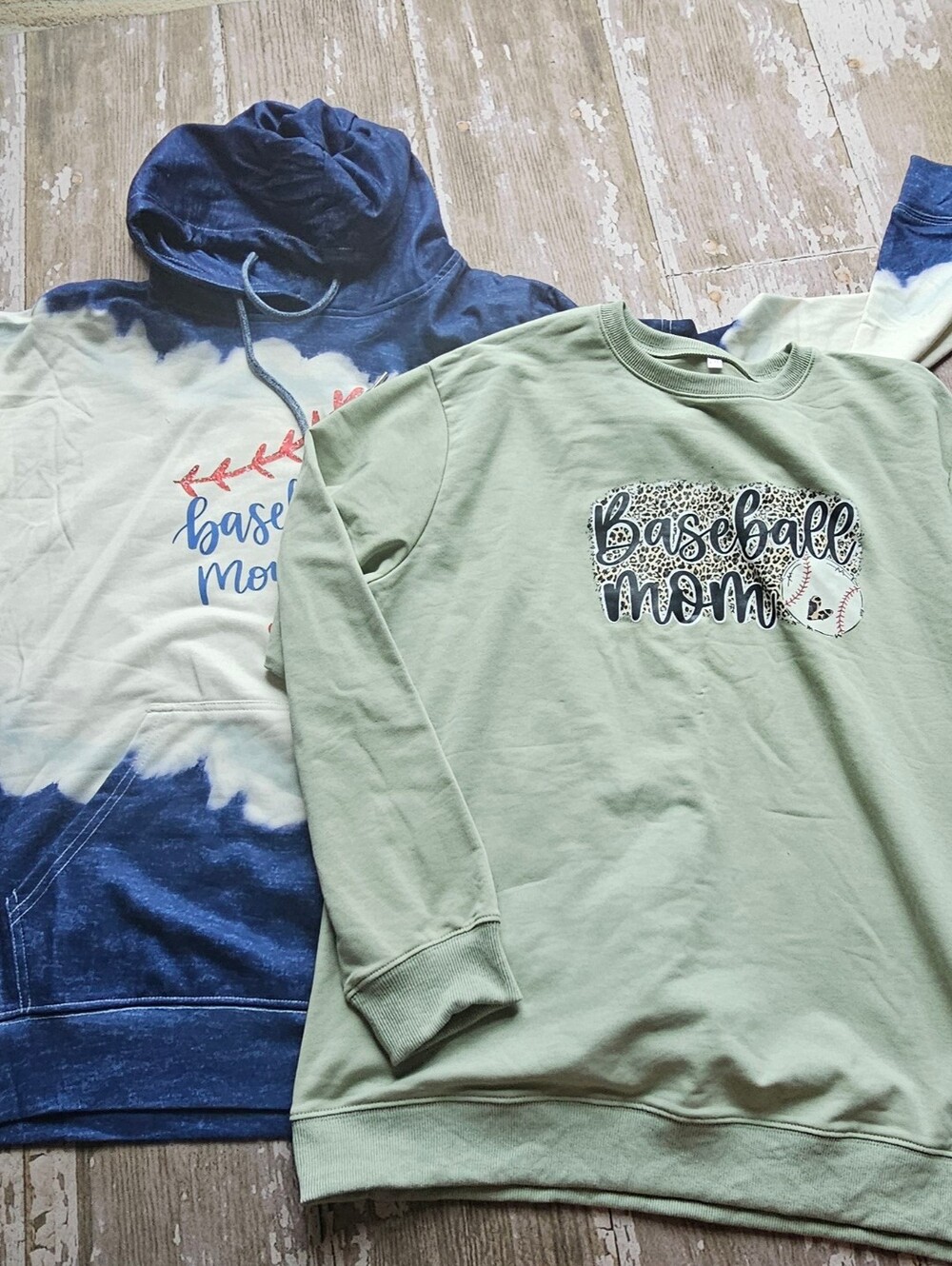 Baseball Mom Long Sleeve Sweatshirts Size 2x -